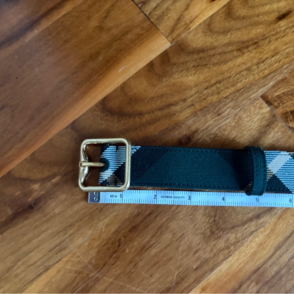 Burberry Green/Ivy Check Belt - Picture 12 of 17